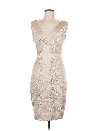 Pre-owned Jax Cocktail Dress In Brown