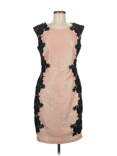 Pre-owned Jax Cocktail Dress In Brown