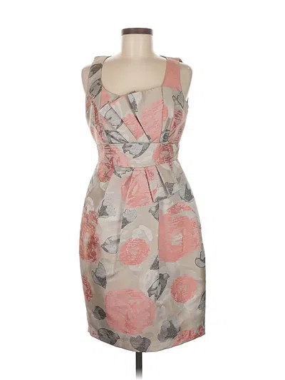 Pre-owned Jax Cocktail Dress In Gray