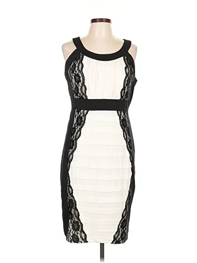 Pre-owned Jax Cocktail Dress In White
