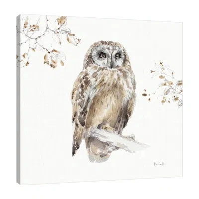 Jaxson Rea "a Woodland Walk Viii" Gallery Wrapped Canvas By Lisa Audit In White;gray;yellow;ivory White;pale Yello
