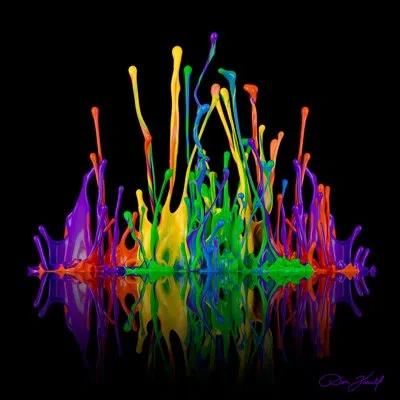 Jaxson Rea "acoustic Revelation" By Don Farrall Graphic Art On Wrapped Canvas In Black,green,purple