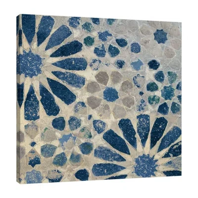 Jaxson Rea Alhambra Tile Ii Stone By Sue Schlabach - Wrapped Canvas Print