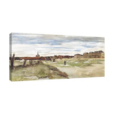 Jaxson Rea Bleaching Ground At Scheveningen By Vincent Van Gogh - Wrapped Canvas Print In Blue;white;gray;purple;seashell White;ch