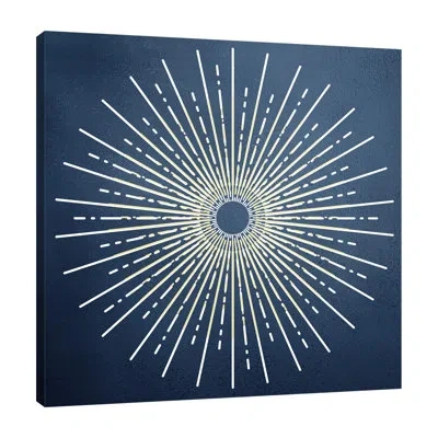 Jaxson Rea "blue Burst" Gallery Wrapped Canvas By Kimberly Allen 15892