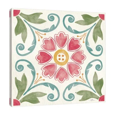 Jaxson Rea Boho Field Ix By Janelle Penner - Wrapped Canvas Painting