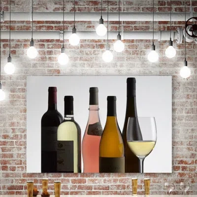 Jaxson Rea 'bottle Neck 2' By Barry Seidman Photographic Print On Wrapped Canvas In Black;white