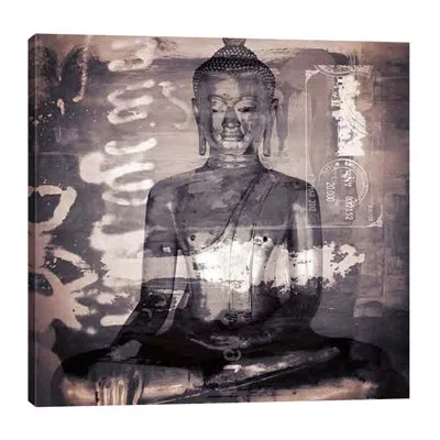 Jaxson Rea "buddha Ix" By Sven Pfrommer Photographic Print On Wrapped Canvas In Gray,beige
