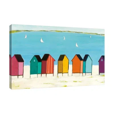 Jaxson Rea Cabanas I By Phyllis Adams - Wrapped Canvas Print