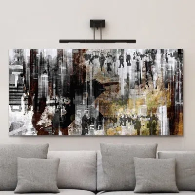 Jaxson Rea "chicago Xxi" By Sven Pfrommer Photographic Print On Wrapped Canvas In Black,gray