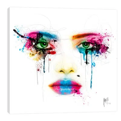 Jaxson Rea "colors" By Patrice Murciano Graphic Art On Wrapped Canvas In Pink,blue