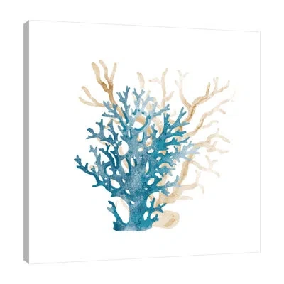 Jaxson Rea Coral Cove Blue 3b By Kimberly Allen - Wrapped Canvas Graphic Art In Blue;yellow