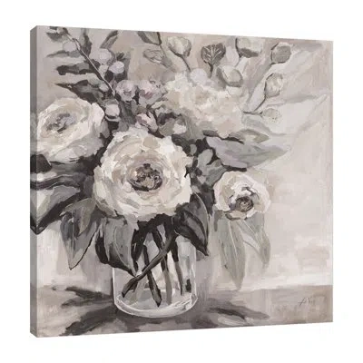 Jaxson Rea Delighted Neutral By Jeanette Vertentes - Wrapped Canvas Painting