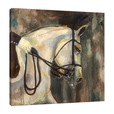 Jaxson Rea Dressage By Jeanette Vertentes - Wrapped Canvas Painting