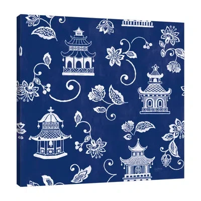 Jaxson Rea Everyday Chinoiserie Pattern Via By Mary Urban - Wrapped Canvas Print