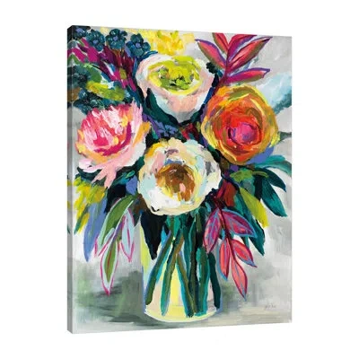 Jaxson Rea First Kiss By Jeanette Vertentes - Wrapped Canvas Painting