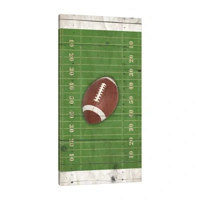 Jaxson Rea Football By Milli Villa - Wrapped Canvas Print
