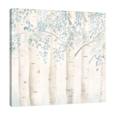 Jaxson Rea Fresh Forest Crop Ii By James Wiens - Wrapped Canvas Painting In Blue;black;white;gray;purple;mist White;