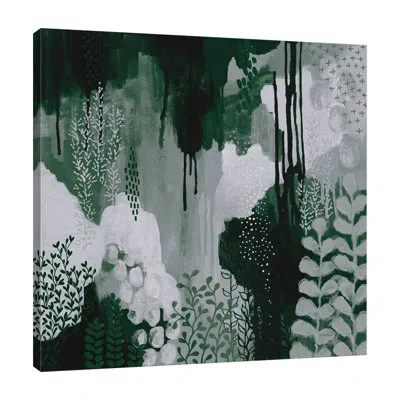 Jaxson Rea "green Forest I" Gallery Wrapped Canvas By Kathy Ferguson