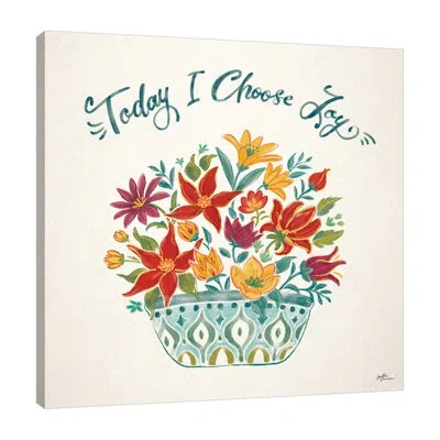 Jaxson Rea Happy Thoughts Iii By Janelle Penner - Wrapped Canvas Textual Art