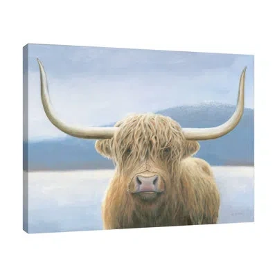 Jaxson Rea Highland Cow V2 By James Wiens - Wrapped Canvas Painting
