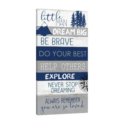 Jaxson Rea "little Boys 5" Gallery Wrapped Canvas By Kimberly Allen 15011 In White