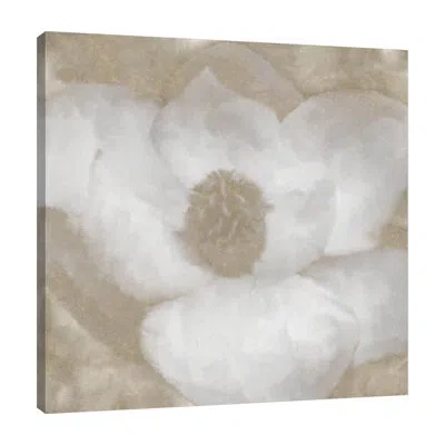 Jaxson Rea "magnolia Center 2" Gallery Wrapped Canvas By Kimberly Allen In Blue;white;gray;yellow;charcoal Gray;lim