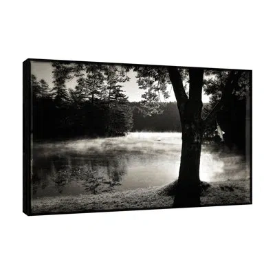 Jaxson Rea Morning Smoke 2 By Suzanne Foschino - Wrapped Canvas Print In Blue;black;white;gray;red;army Green;sky