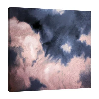 Jaxson Rea "navy Pink Passion" Gallery Wrapped Canvas By Kimberly Allen 15957