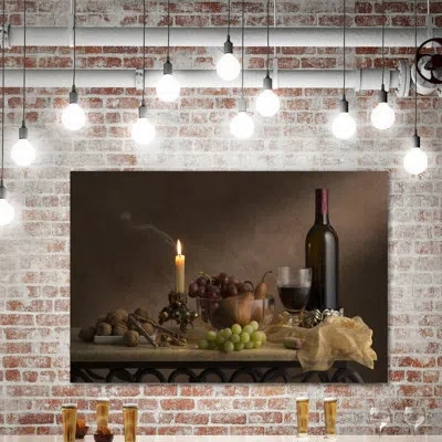 Jaxson Rea 'old Master Still Life' By Barry Seidman Photographic Print On Wrapped Canvas In Brown