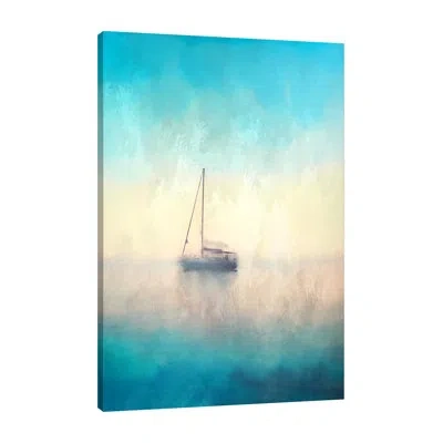 Jaxson Rea Ombre Sailing By Kimberly Allen - Wrapped Canvas Painting In Blue;beige