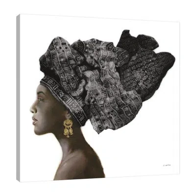 Jaxson Rea Pure Style Black By James Wiens - Wrapped Canvas Painting