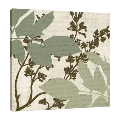 Jaxson Rea "sage 5" Gallery Wrapped Canvas By Kimberly Allen In White;gray;yellow;mist Gray;charcoal Gra