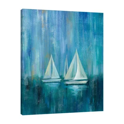 Jaxson Rea Sailboat Simplicity Ii By Silvia Vassileva - Wrapped Canvas Print