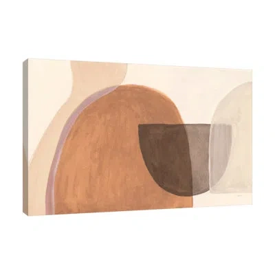 Jaxson Rea Sandy Balance Ii By Mary Urban - Wrapped Canvas Print In Blue;black;white;gray;nude Yellow;mist G