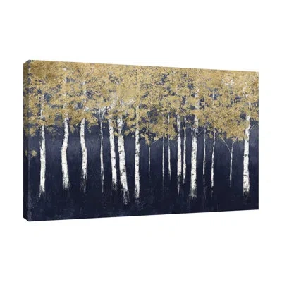 Jaxson Rea Shimmering Forest Indigo Crop By James Wiens - Wrapped Canvas Painting