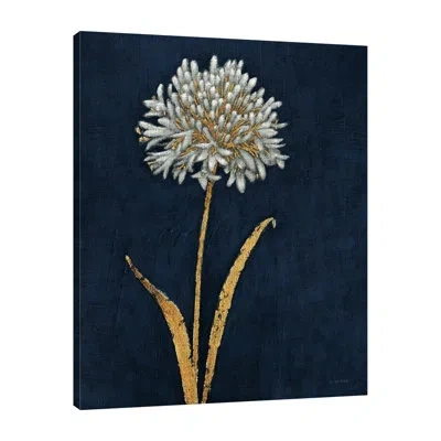Jaxson Rea Shimmering Summer I Indigo Crop By James Wiens - Wrapped Canvas Painting In Blue;black;white;green;red;purple;blue G