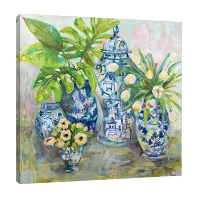 Jaxson Rea Spring Ginger By Jeanette Vertentes - Wrapped Canvas Painting