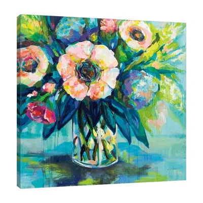 Jaxson Rea Vibrance By Jeanette Vertentes - Wrapped Canvas Painting