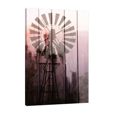 Jaxson Rea "windmill Sunset" Gallery Wrapped Canvas By Kimberly Allen 8295