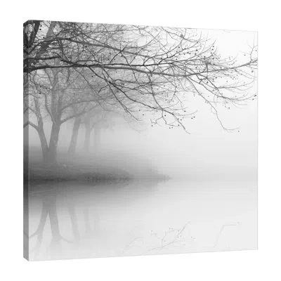 Jaxson Rea Winter Tree Reflections By Nicholas Bell - Wrapped Canvas Print