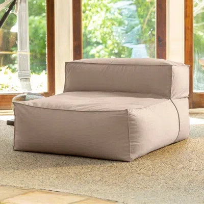 Jaxx Fabric Outdoor Lounge Chair In Petal