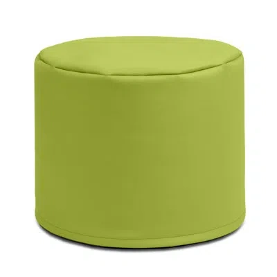 Jaxx Mallo Jr Vinyl Pouf - Collaborative Soft Seating For Young Active Learners, Sensory Rooms And Modula In Lime Green