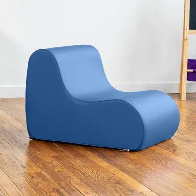 Jaxx Midtown Classroom Chair - Soft Seating - 3 Sizes - Premium Vinyl Cover In Royal Blue