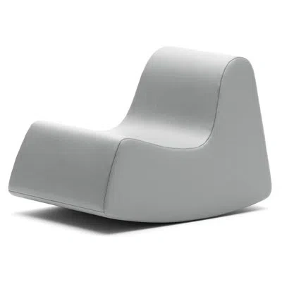Jaxx Midtown Sensory Rocker Chair - Soft Foam Rocker For Active Sitting, Special Needs And Sensory Rooms  In Submarine Gray