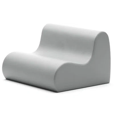 Jaxx Midtown Sofa - 2-seat Commercial Grade Soft Seating For Library, Media Center, Daycare Or Classrooms In Submarine Gray
