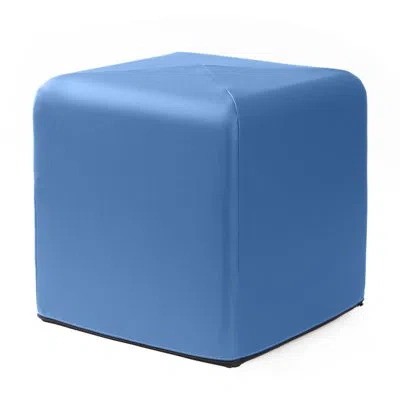 Jaxx Monroe Educational Soft Seating Cube For Collaborative Learning, Library, Media Center And Commercia In Royal Blue