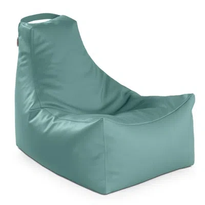 Jaxx Nautical Bean Bag Chair & Lounger For Boat, Yacht & Watersports - Marine Vinyl In Marine Vinyl Waterfall Blue Acrylic