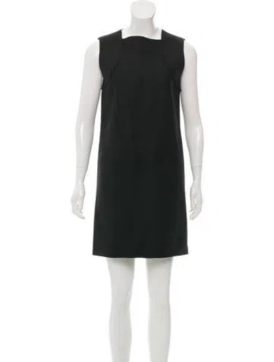 Pre-owned Jay Ahr Mini Shift Dress In Black