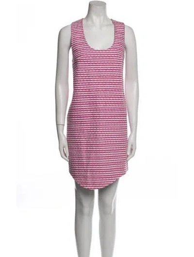 Pre-owned Jay Ahr Striped Mini Dress In Multi